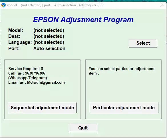 Epson L5290 Resetter 1