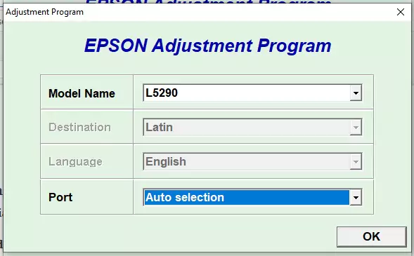 Epson L5290 Resetter 2