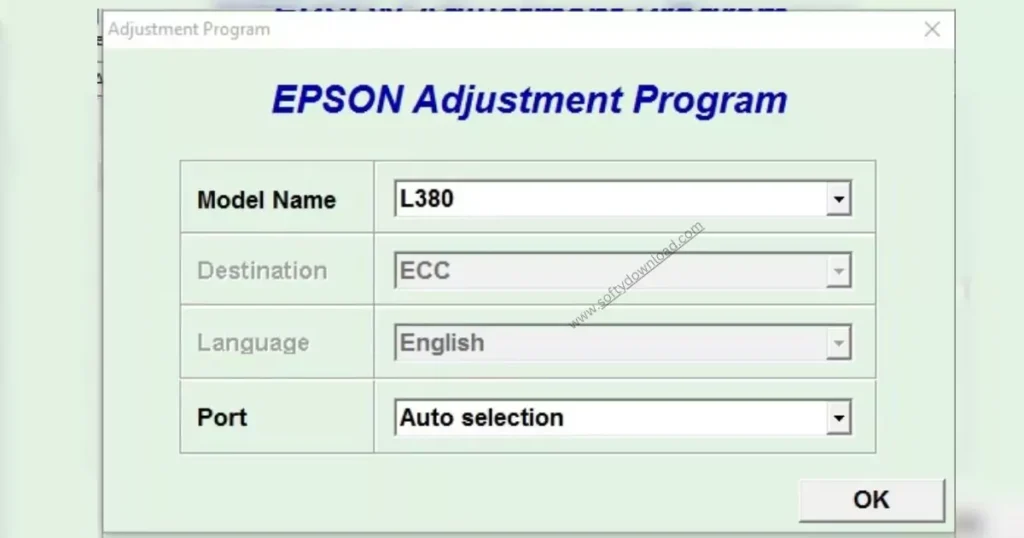 epson l382 resetter