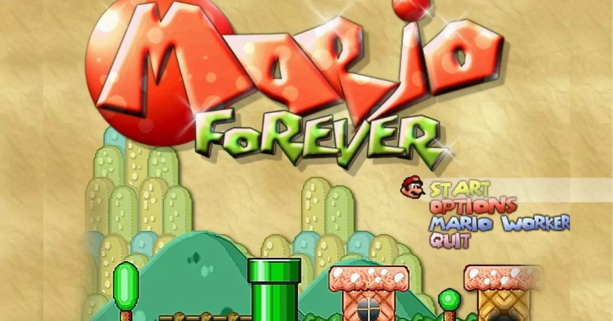 Mario Forever Game logo