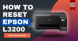 How to reset epson L3200 printer new
