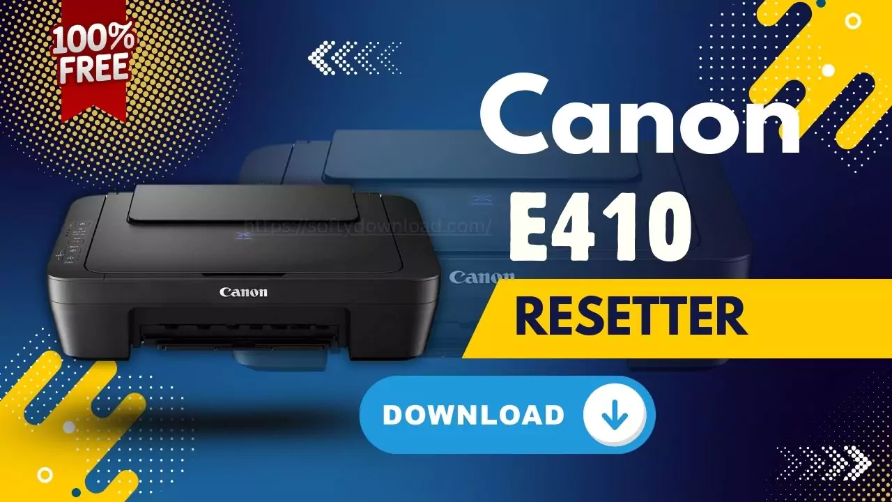 canon e410 resetter logo