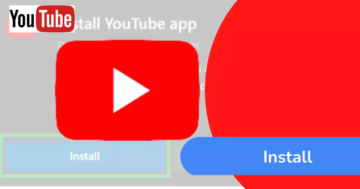 Youtube how to install free