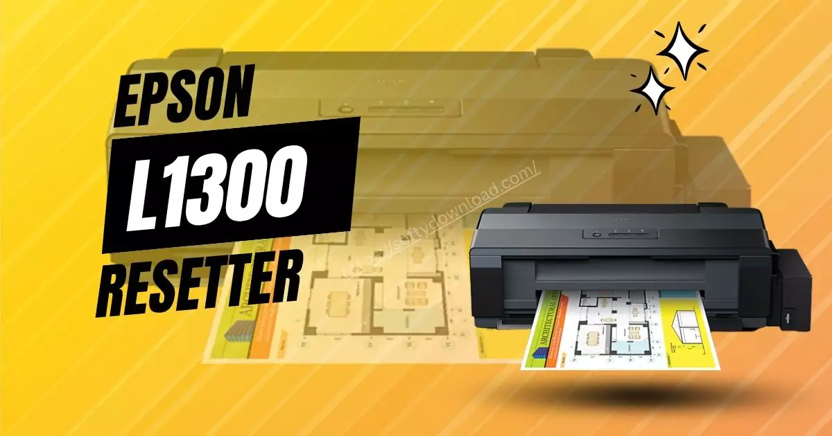 Epson L1300 resetter free