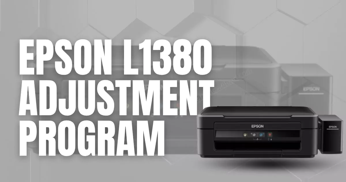 Epson L1360 Adjustment Program free