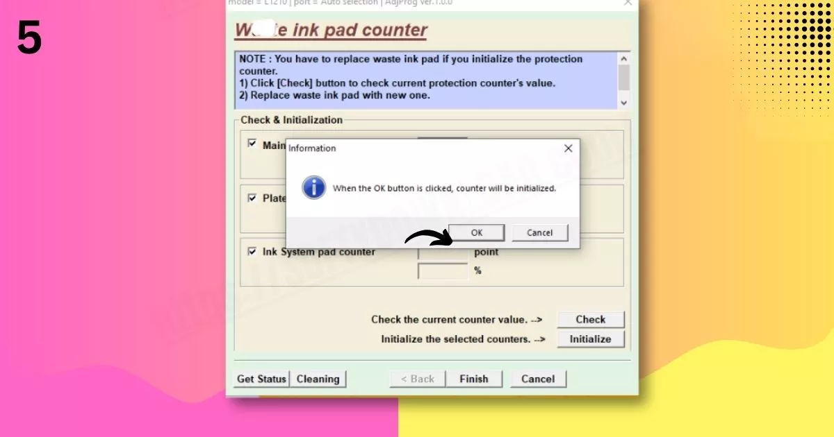 Epson M1120 Resetter 5