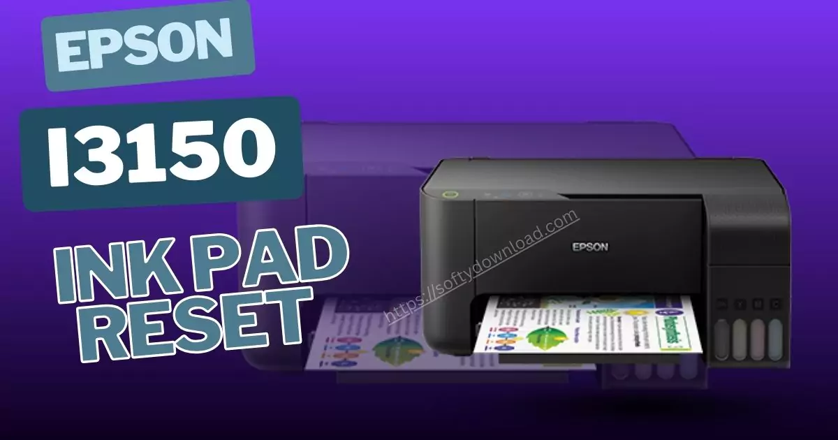 Epson L3150 Ink Pad Reset free