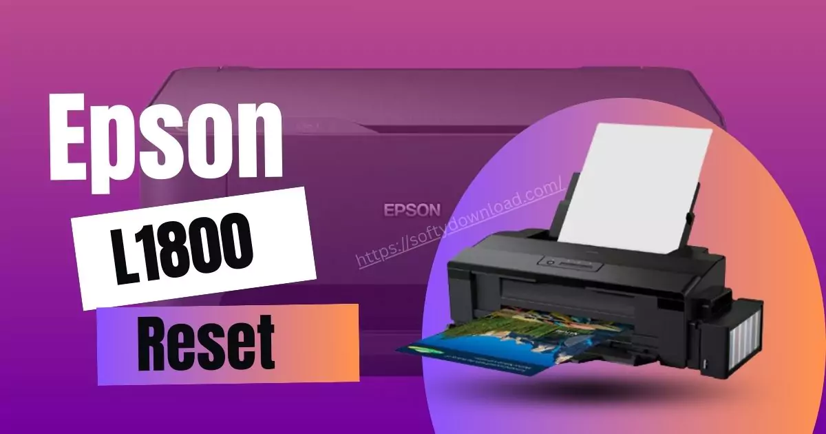 Epson L1800 Reset free