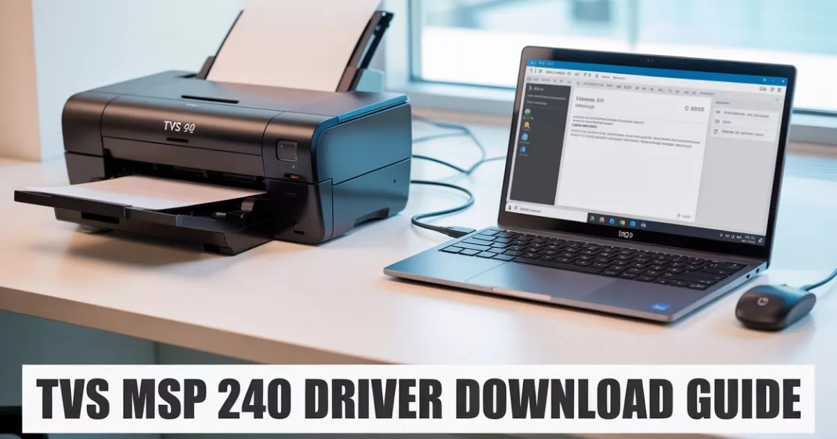 How to Download TVS MSP 240 Drivers for Windows 10/11 installation